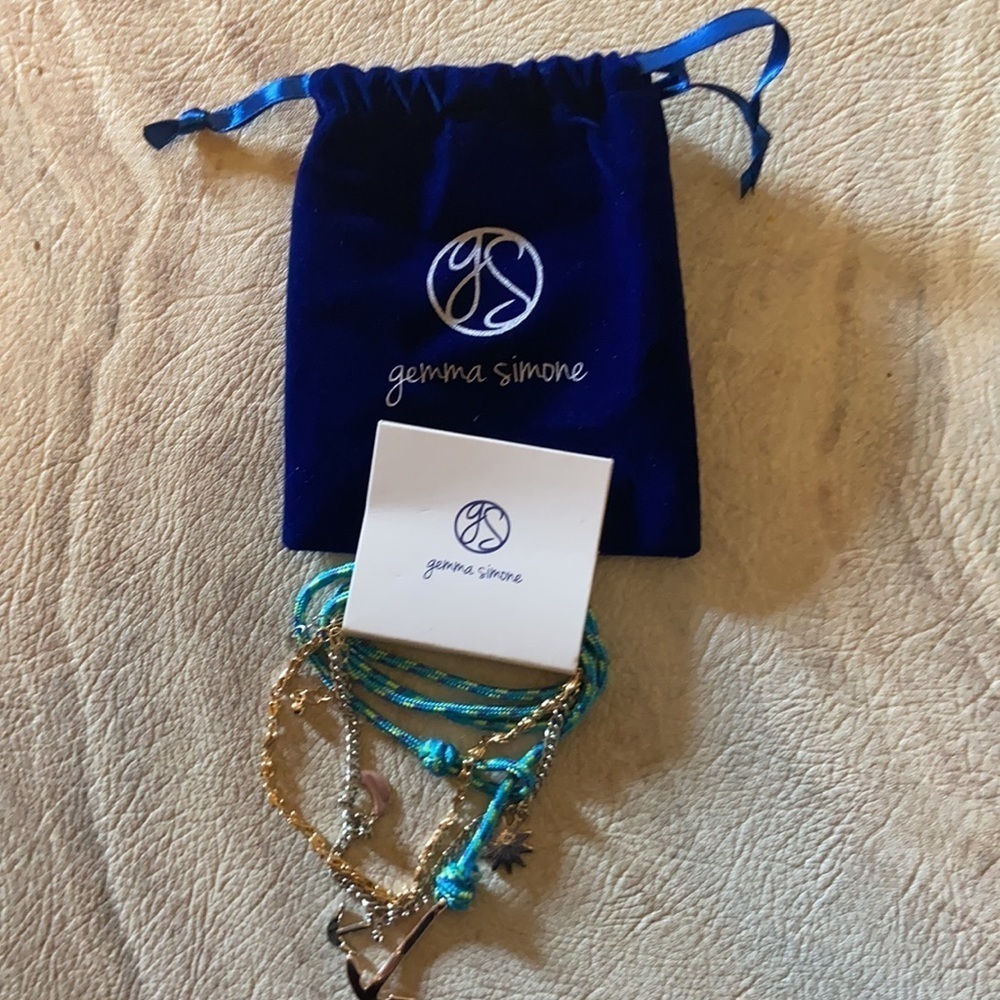 Gemma Simone Voyage Bracelet Set- Wrap, 2 Ankle